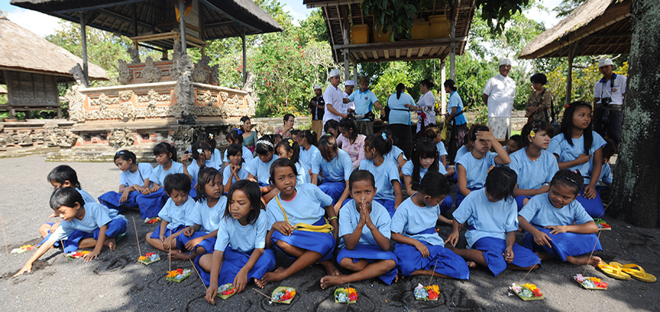 "Acara Tirta Yatra bersama."